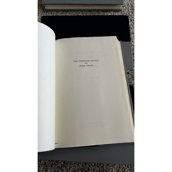 The Complete Novels Of Mark Twain 7 Volume Hardcover Book Set Nelson Doubleday - Picture 10 of 14